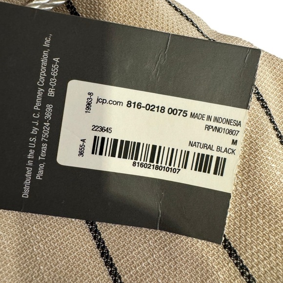 Worthington Tan Striped Ankle Pants - Picture 4 of 11